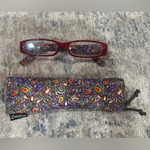 Calabria Designer Reading Glasses w/ Case